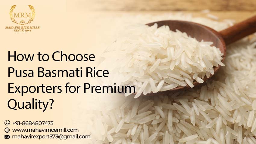 Pusa Basmati Rice Exporters